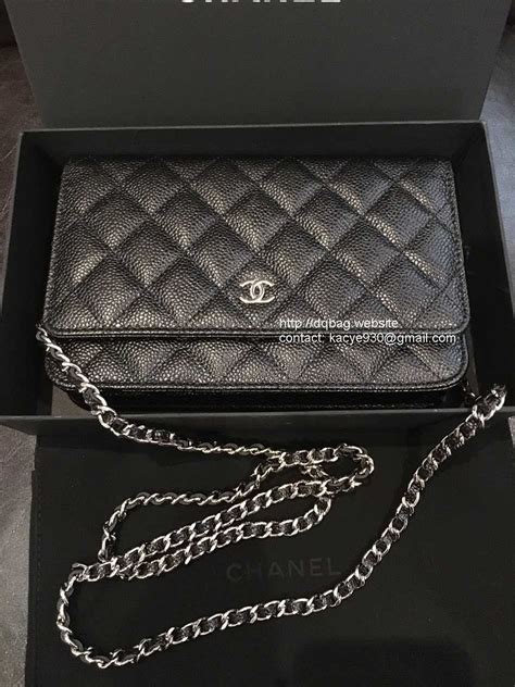 chanel classic chain wallet|chanel wallet on chain price.